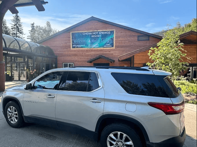 Chena Hot Springs Shuttle destination with PolarGleam Chena Hot Springs Shuttle destination with PolarGleam